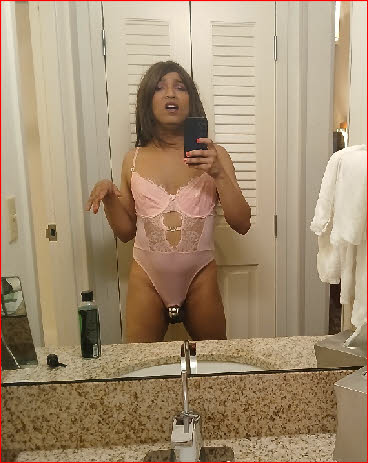 Failed man degrades himself by transforming into lingerie-clad sissy Failed man degrades himself by transforming into lingerie-clad sissy