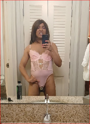 Dumb gay fairy SissyHypnoFag wearing pink lingerie and a clit cage Dumb gay fairy SissyHypnoFag wearing pink lingerie and a clit cage